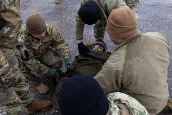 512th Field Hospital tests casualty movement and deployment readiness during field training exercise