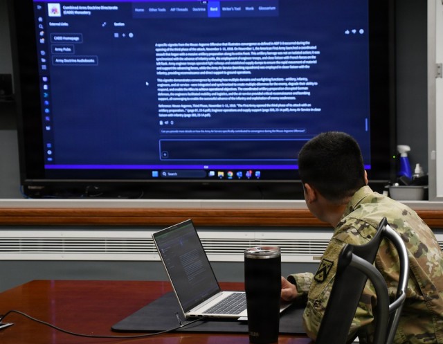 Army doctrine writers embrace AI to speed knowledge to the force