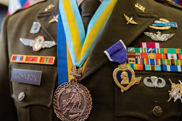 Wounded in 2012, honored in 2026 – Army Aviator receives Purple Heart