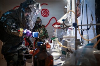 Guam National Guard trains with partners at simulated drug lab 
