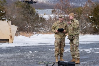National Guardsmen train to use small drones