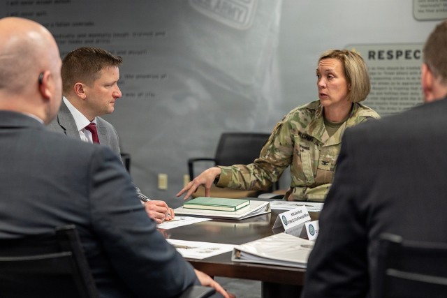 Hurst visits USAFMCOM