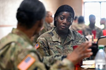 Providing Mentorship: Symposium imparts leadership advice to cadets