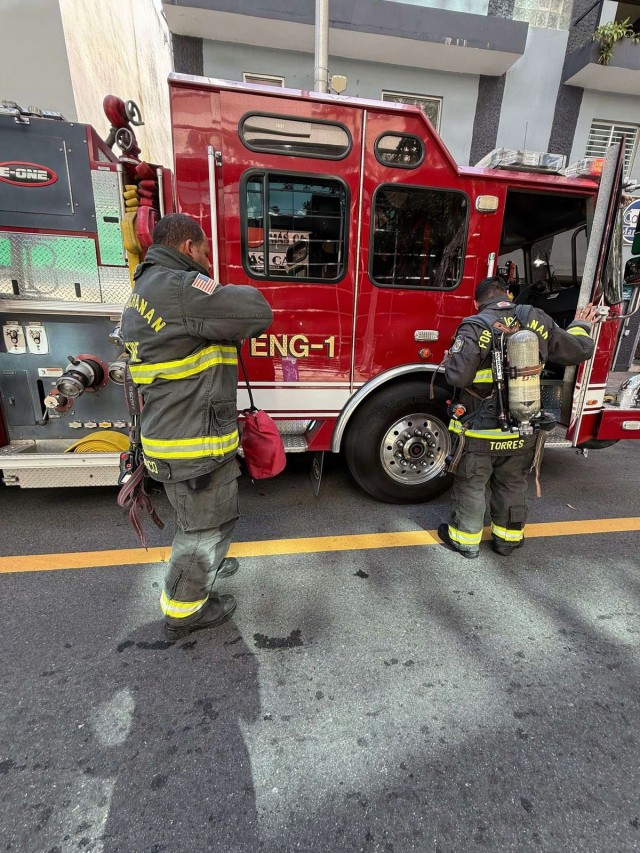 Fort Buchanan Firefighters Strengthen Community Ties Through Mutual Aid Response