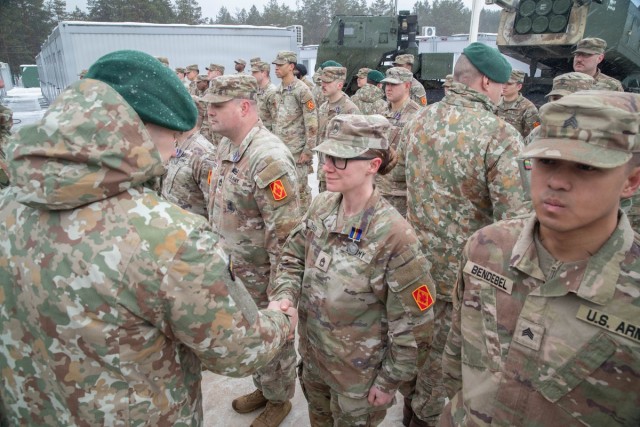 Task Force Pergale Receives the Medal for Mutual Support