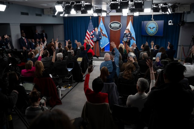 SW, CJCS Conduct Operation Epic Fury Presser