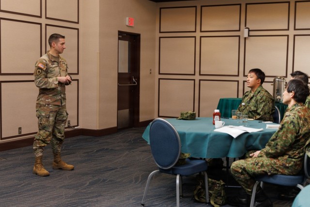 US Army Japan and Japan Ground Self-Defense Reservists conduct bilateral exchange