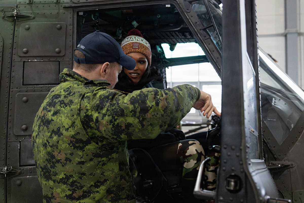 NFL Cheerleaders Visit Lielvarde Air Base to Boost Troop Morale