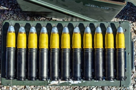 Yuma Test Center at U.S. Army Yuma Proving Ground recently tested a new 30-mm Aviation Proximity Explosive (APEX) round primarily developed for firing from the AH-64 Apache helicopter. The APEX is similar to the currently fielded M788 training...