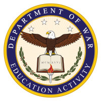Department of War Education Activity  logo