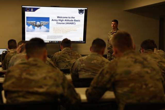 Army High-Altitude Basic Course at JBLM