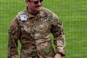 Army Pilot Returns to Cincinnati for Reds Opening Day Flyover