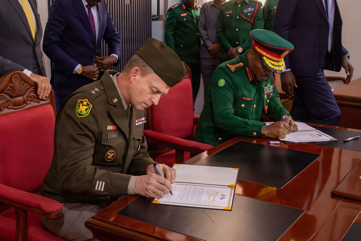 Nebraska National Guard and Tanzania formalize State Partnership