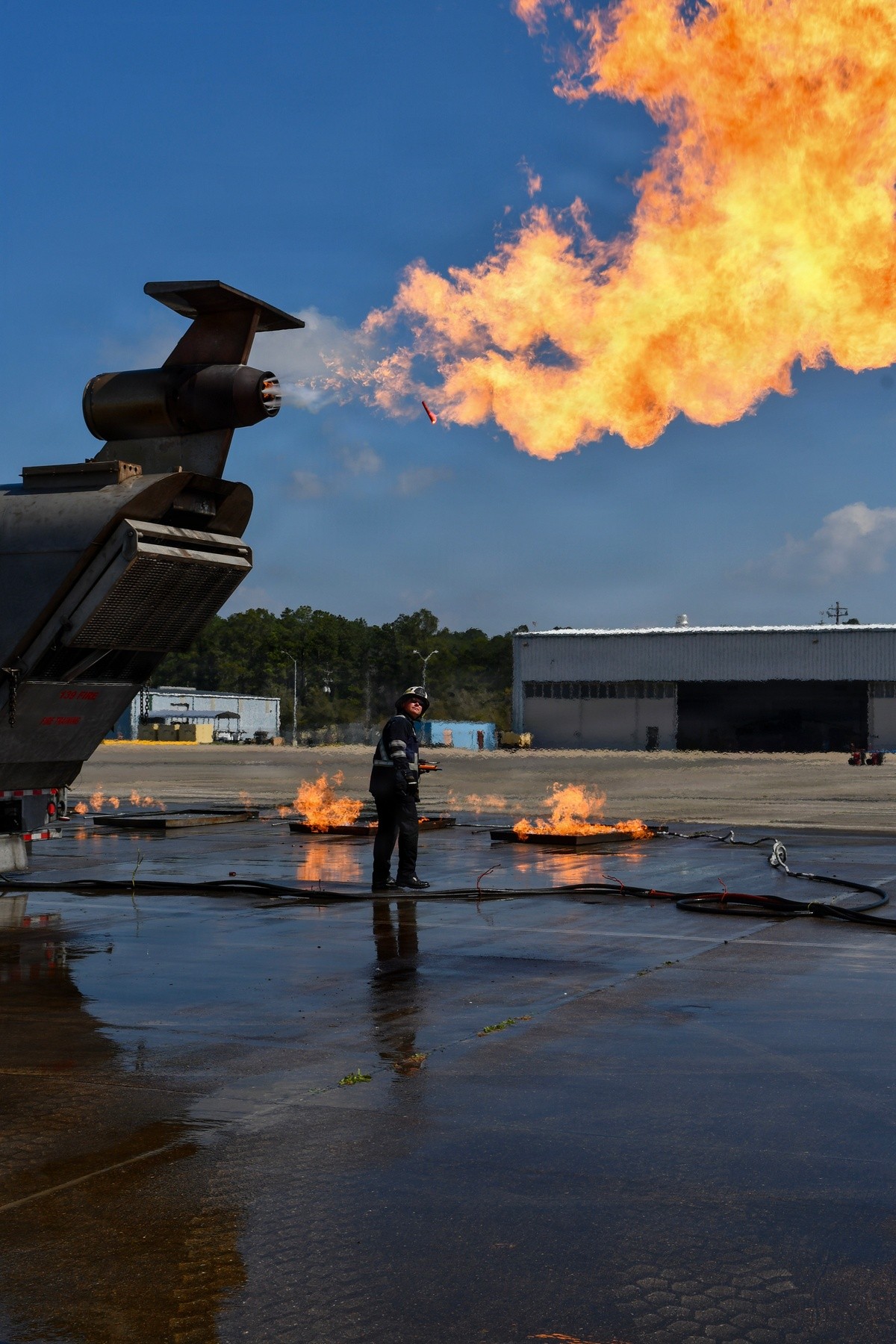 Fort Polk firefighters hone skills during Aircraft Live Fire training ...