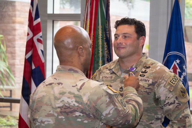 USARPAC Soldier awarded Purple Heart for wounds sustained during Afghanistan deployment