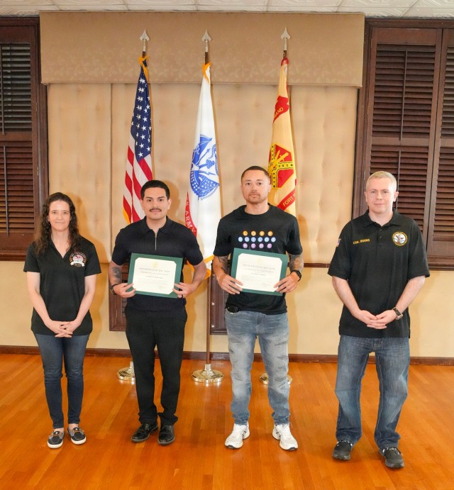 Fort Hamilton honors workforce excellence, marks SAAPM during quarterly awards ceremony