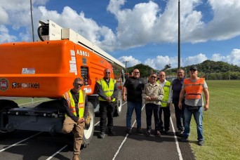 Fort Buchanan DPW Advances Modernization with Solar Lighting Project to Enhance Readiness