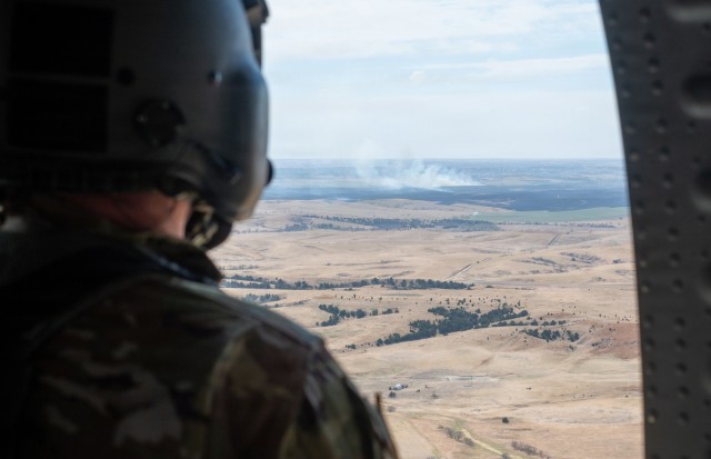 Nebraska National Guard assists with Pressey Park Fire