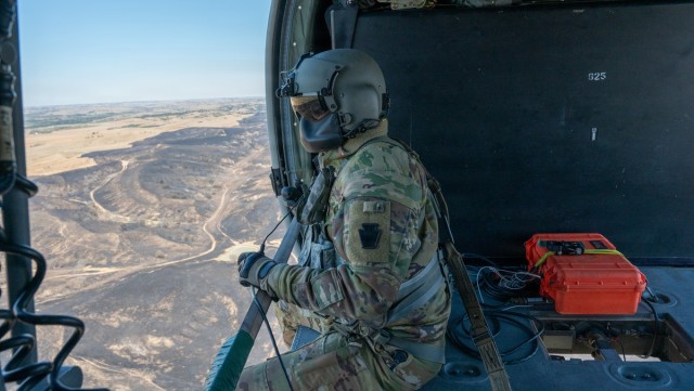 Nebraska National Guard assists with Pressey Park Fire