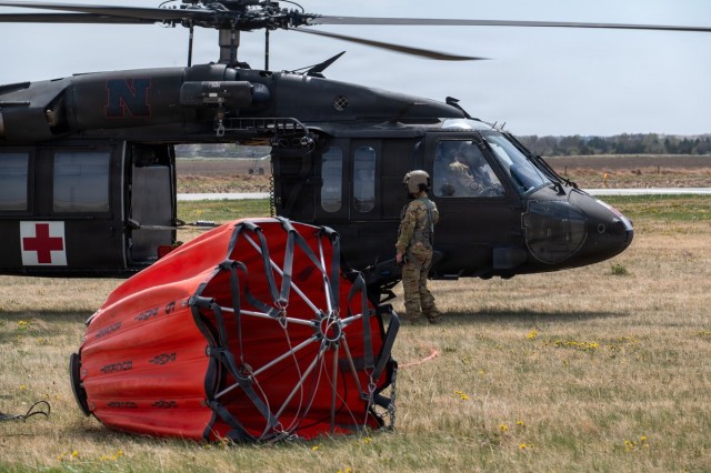 Nebraska National Guard assists with Pressey Park Fire