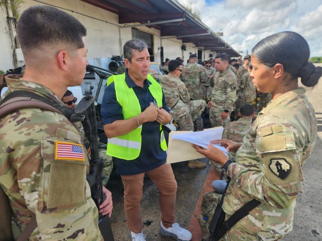 Fort Buchanan enables deployment of engineer unit through synchronized logistics