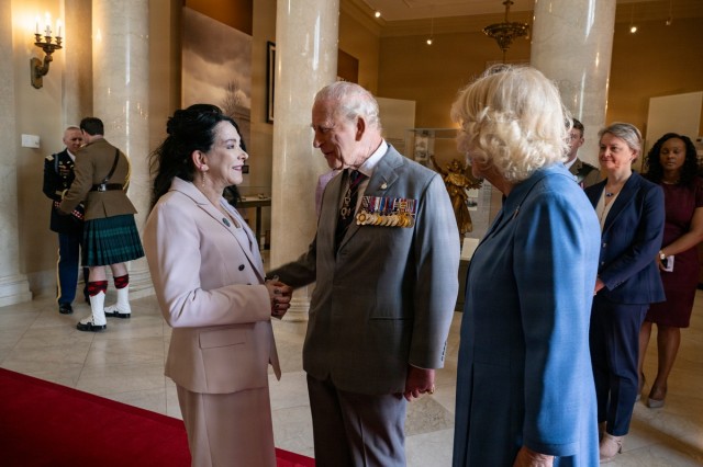 King Charles III and Queen Camilla Visit Arlington National Cemetery