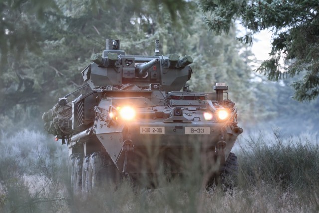 Stryker in the mist