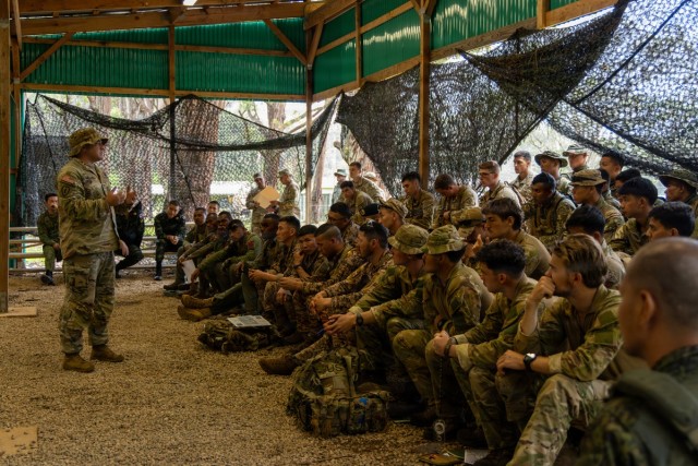 International Soldiers Practice Land Navigation During PLFTRC
