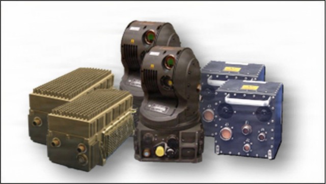 ATIRCM System (2 Multi-Band Lasers, 2 IR Jam Heads, and 2 Jam Head Control Units)