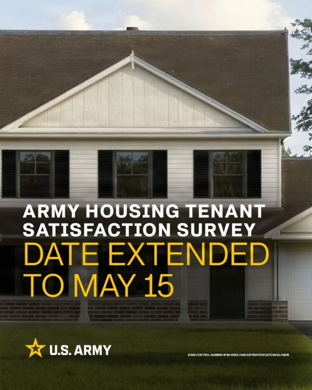 UPDATE: Annual housing tenant satisfaction survey to remain open through May 15