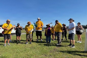 JBLM, Nisqually Indian Tribe host honor walk