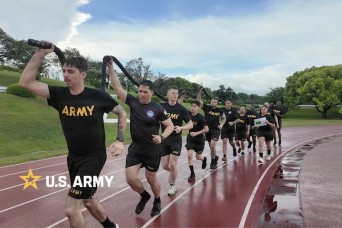 USARJ Soldiers Weather ‘No One Left Behind’ Fitness Challenge