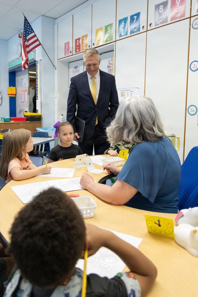Senior War Department Leaders Visit KMC Schools, Meet With Parents, Students and Educators