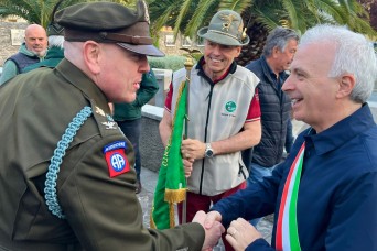 Soldiers join Italians to remember WWII Lake Garda tragedy, Colonel Darby 