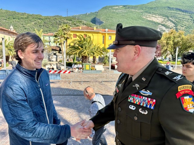 Soldiers join Italians to remember Lake Garda tragedy, Colonel Darby