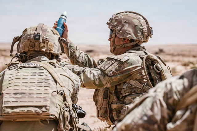 Sky Soldiers participating in African Lion 26 counterattack lane validate emerging breach tactics with robotic systems