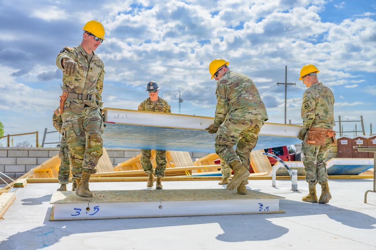 Wyoming Guard engineers partner with Habitat for Humanity