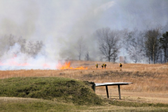 Spring prescribed burns renew training lands, ecosystems at Fort McCoy