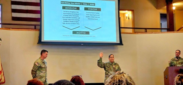 U.S. Army Garrison-Fort McCoy leaders hold April 2026 town hall meetings for installation workforce