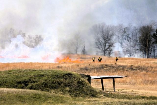 Spring prescribed burns renew training lands, ecosystems at Fort McCoy