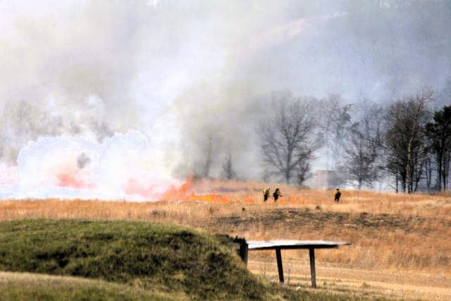 Spring prescribed burns renew training lands, ecosystems at Fort McCoy