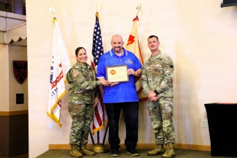 Fort McCoy workforce members recognized during April 2026 town hall meetings