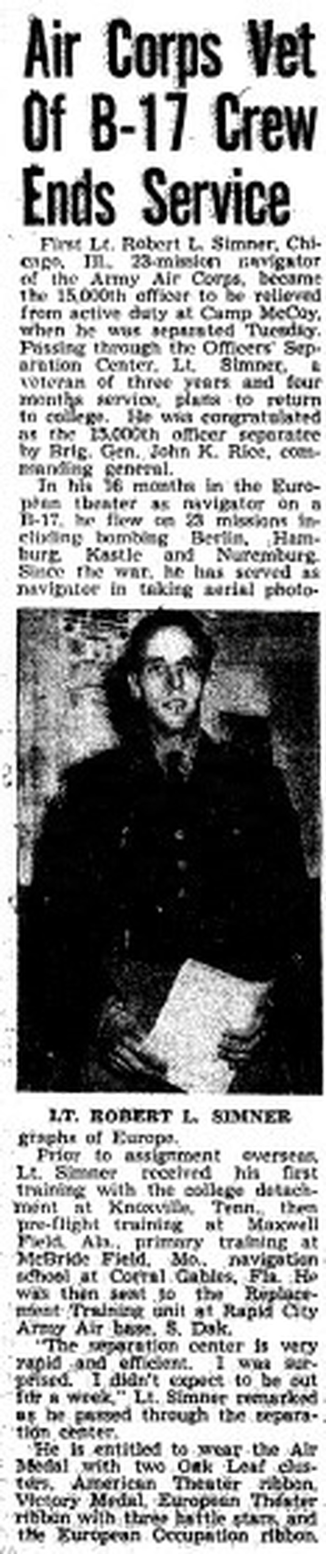 This Month in Fort McCoy History — April