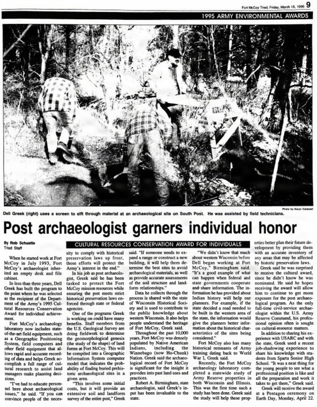 This Month in Fort McCoy History  — March