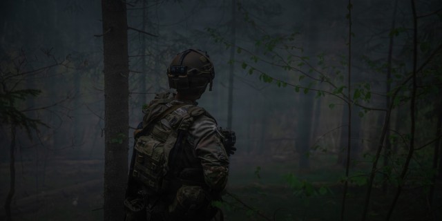 2nd Cavalry Regiment, U.K. Parachute Regiment conduct training operations during Project Flytrap