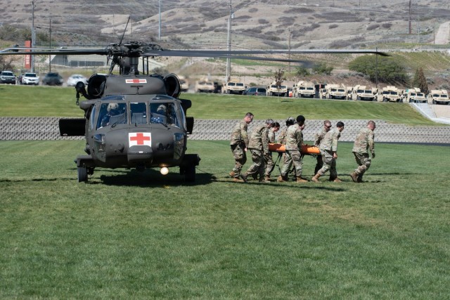 Utah National Guard Simulates Medical Operations in a Contested Homeland During Exercise Wolverine