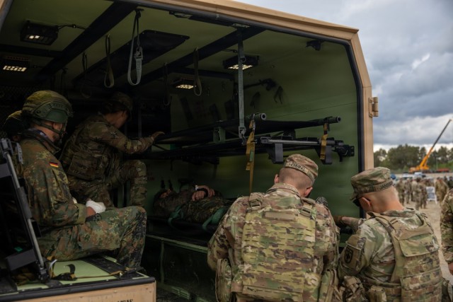 Sword 2026 Causality Medevac Staging Area