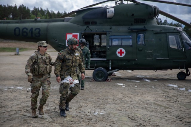 Sword 2026 Causality Medevac Staging Area