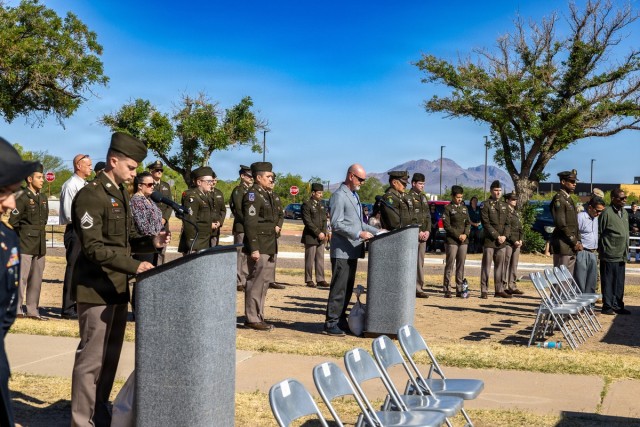 NETCOM Rededicates Signal Cove of Remembrance at Fort Huachuca