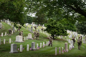For Old Guard Soldiers, 'Flags In' is a personal mission